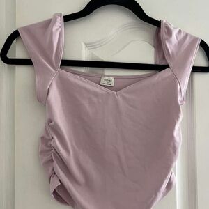Aritzia Soft Purple top